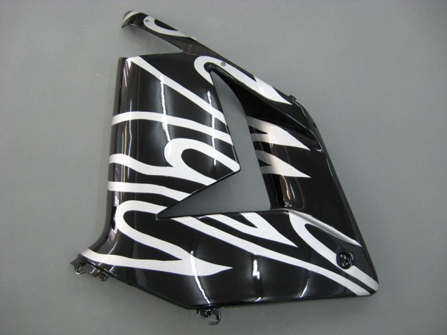 Billige Kawasaki ZX10R Motorrad Verkleidung 2004-2005 - Schwarz Weiss