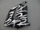 Billige Kawasaki ZX10R Motorrad Verkleidung 2004-2005 - Schwarz Weiss