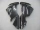 Billige Kawasaki ZX10R Motorrad Verkleidung 2004-2005 - Schwarz Weiss