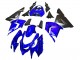 Billige Kawasaki ZX10R Motorrad Verkleidung 2004-2005 - Blau Schwarz Ninja