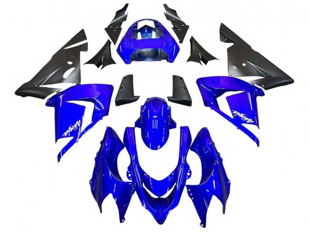Billige Kawasaki ZX10R Motorrad Verkleidung 2004-2005 - Blau Schwarz Ninja