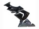 Billige Kawasaki ZX10R Motorrad Verkleidung 2004-2005 - Glanzendes Matt Schwarz Ninja