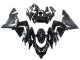 Billige Kawasaki ZX10R Motorrad Verkleidung 2004-2005 - Glanzendes Matt Schwarz Ninja