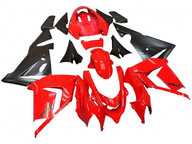Billige Kawasaki ZX10R Motorrad Verkleidung 2004-2005 - Rot Schwarz Ninja