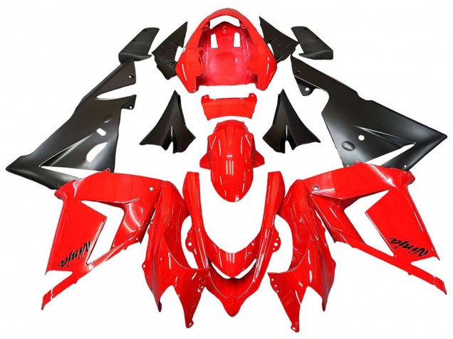 Billige Kawasaki ZX10R Motorrad Verkleidung 2004-2005 - Rot Schwarz Ninja