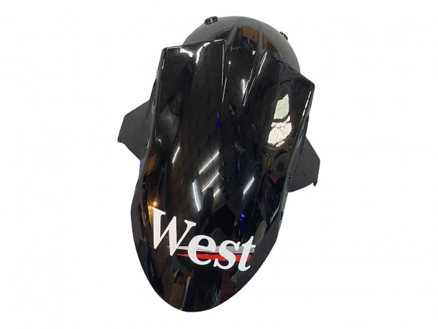 Billige Kawasaki ZX10R Motorrad Verkleidung 2004-2005 - Weiss Schwarz West Ninja