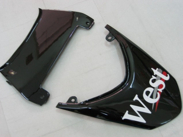 Billige Kawasaki ZX10R Motorrad Verkleidung 2004-2005 - Weiss Schwarz West Ninja