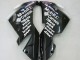 Billige Kawasaki ZX10R Motorrad Verkleidung 2004-2005 - Weiss Schwarz West Ninja