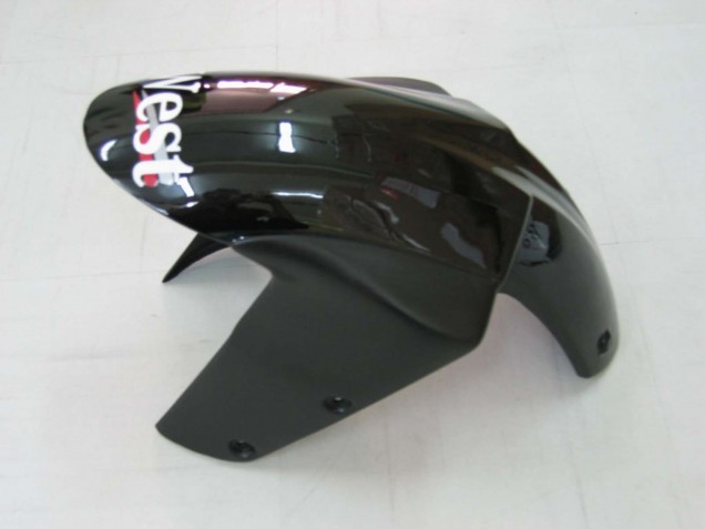 Billige Kawasaki ZX10R Motorrad Verkleidung 2004-2005 - Weiss Schwarz West Ninja