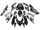 Billige Kawasaki ZX10R Motorrad Verkleidung 2004-2005 - Weiss Schwarz West Ninja