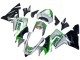 Billige Kawasaki ZX10R Motorrad Verkleidung 2004-2005 - Grun Silber Schwarz 69