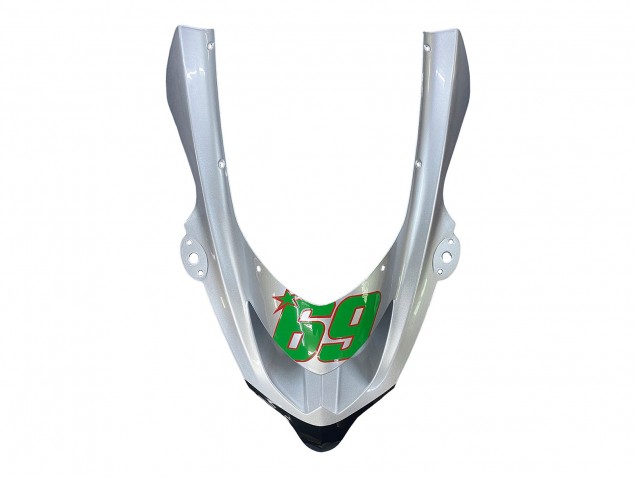 Billige Kawasaki ZX10R Motorrad Verkleidung 2004-2005 - Grun Silber Schwarz 69