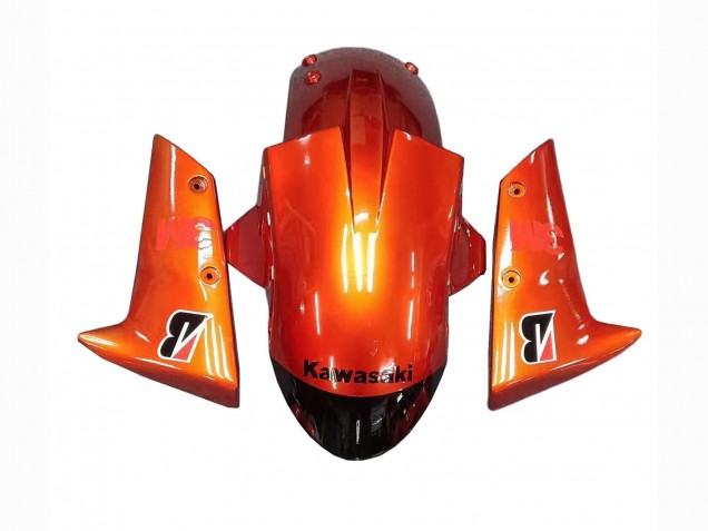 Billige Kawasaki ZX10R Motorrad Verkleidung 2004-2005 - Burnt Orange Schwarz Monster Elf