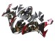 Billige Kawasaki ZX10R Motorrad Verkleidung 2006-2007 - Schwarz Rot Gold BACARDI