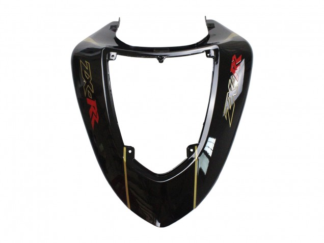 Billige Kawasaki ZX10R Motorrad Verkleidung 2006-2007 - Schwarz Rot Gold BACARDI