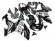 Billige Kawasaki ZX10R Motorrad Verkleidung 2006-2007 - Glanzendes Schwarz Weiss West