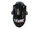 Billige Kawasaki ZX10R Motorrad Verkleidung 2006-2007 - Glanzendes Schwarz Weiss West
