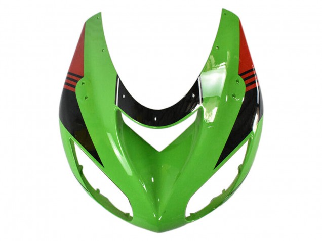 Billige Kawasaki ZX10R Motorrad Verkleidung 2006-2007 - Grun Grau Rot Schwarz Gelb