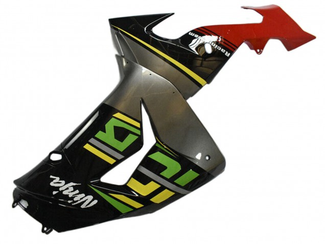 Billige Kawasaki ZX10R Motorrad Verkleidung 2006-2007 - Grun Grau Rot Schwarz Gelb