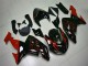 Billige Kawasaki ZX10R Motorrad Verkleidung 2006-2007 - Glanzendes Schwarz Rot