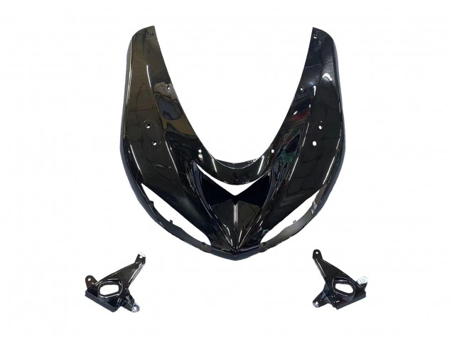 Billige Kawasaki ZX10R Motorrad Verkleidung 2006-2007 - Glanzendes Schwarz