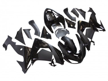 Billige Kawasaki ZX10R Motorrad Verkleidung 2006-2007 - Matt Schwarz Glanzendes Schwarz
