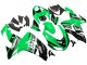 Billige Kawasaki ZX10R Motorrad Verkleidung Kit 2006-2007 - Grun Weiss Schwarz