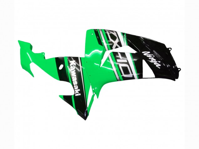 Billige Kawasaki ZX10R Motorrad Verkleidung Kit 2006-2007 - Grun Weiss Schwarz