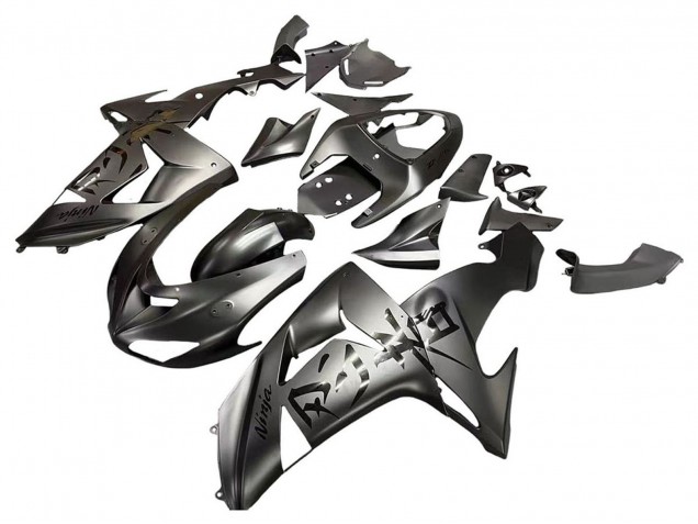 Billige Kawasaki ZX10R Motorrad Verkleidung 2006-2007 - Matt Grau
