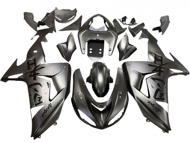 Billige Kawasaki ZX10R Motorrad Verkleidung 2006-2007 - Matt Grau