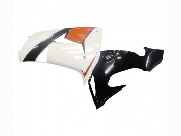 Billige Kawasaki ZX10R Motorrad Verkleidung 2006-2007 - Weiss Orange Schwarz