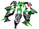 Billige Kawasaki ZX10R Motorrad Verkleidung 2008-2010 - Grun Weiss Rot Schwarz Monster Elf 66