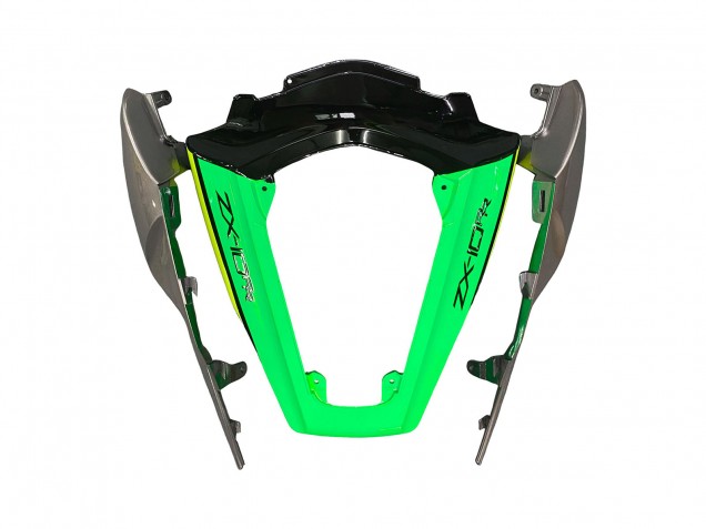 Billige Kawasaki ZX10R Motorrad Verkleidung 2011-2015 - Grun Gelb Schwarz Weiss Elf Monster