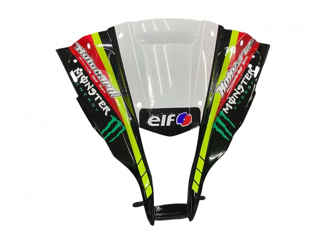 Billige Kawasaki ZX10R Motorrad Verkleidung 2011-2015 - Grun Gelb Schwarz Weiss Elf Monster