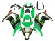 Billige Kawasaki ZX10R Motorrad Verkleidung 2011-2015 - Grun Gelb Schwarz Weiss Elf Monster