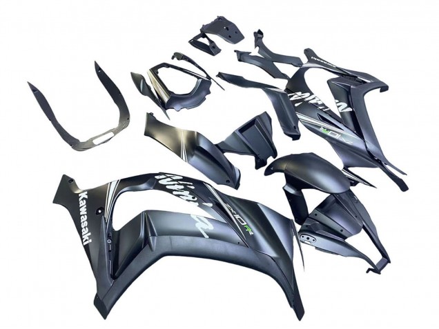 Billige Kawasaki ZX10R Motorrad Verkleidung 2011-2015 - Matt Grau Weiss Grun