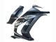 Billige Kawasaki ZX10R Motorrad Verkleidung 2011-2015 - Matt Grau Weiss Grun