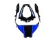 Billige Kawasaki ZX10R Motorrad Verkleidung 2011-2015 - Blau Weiss Glanzendes Schwarz