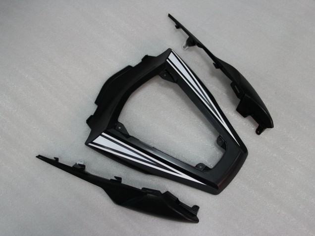 Billige Kawasaki ZX10R Motorrad Verkleidung 2011-2015 - Glanzendes Schwarz Weiss Elf Schnee Aufkleber