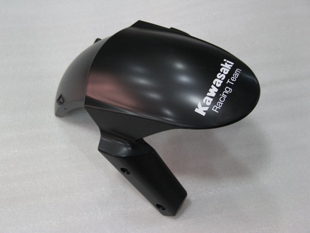 Billige Kawasaki ZX10R Motorrad Verkleidung 2011-2015 - Glanzendes Schwarz Weiss Elf Schnee Aufkleber