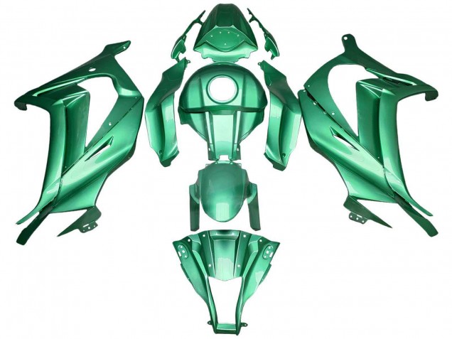 Billige Kawasaki ZX10R Motorrad Verkleidung 2011-2015 - Hellgrun