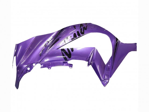 Billige Kawasaki ZX10R Motorrad Verkleidung 2011-2015 - Lila Matt Schwarz