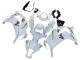 Billige Kawasaki ZX10R Motorrad Verkleidung 2011-2015 - Weiss Grun Streifen Schwarz Ninja
