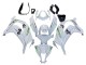 Billige Kawasaki ZX10R Motorrad Verkleidung 2011-2015 - Weiss Grun Streifen Schwarz Ninja
