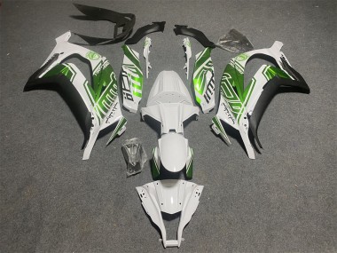 Billige Kawasaki ZX10R Motorrad Verkleidung 2011-2015 - Weiss Grun Matt Schwarz