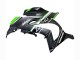 Billige Kawasaki ZX10R Motorrad Verkleidung 2016-2020 - Matt Schwarz Grun Weiss Ninja