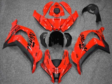 Billige Kawasaki ZX10R Motorrad Verkleidung 2016-2020 - Rot Schwarz