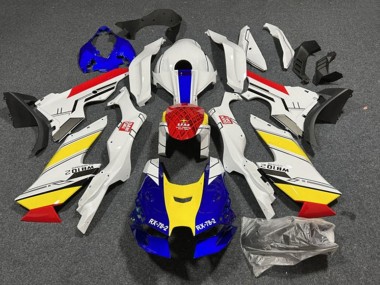 Billige Kawasaki ZX10R Motorrad Verkleidung 2021-2025 - Weiss Blau Rot Gelb