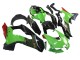 Billige Kawasaki ZX10R Motorrad Verkleidung 2021-2025 - Grun Schwarz Rot Bienenwabe