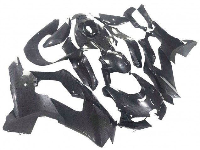 Billige Kawasaki ZX10R Motorrad Verkleidung 2021-2025 - Schwarze Carbonfaser
